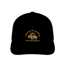 Load image into Gallery viewer, 25th Infantry Regiment "Buffalo Soldiers" with Buffalo AOP Unisex Adjustable Curved Bill Baseball Hat