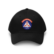 Load image into Gallery viewer, Twill Hat - CAP - Civil Air Patrol Insignia - Hat - Direct to Garment (DTG) - Printed
