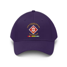 Load image into Gallery viewer, Twill Hat - Army - 18th Engineer Brigade Vietnam - Vietnam War w SVC - Hat - Direct to Garment (DTG) - Printed