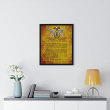 Load image into Gallery viewer, Premium Framed Vertical Poster - Emancipation Proclamation - January 1, 1863