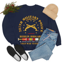 Load image into Gallery viewer, Unisex Heavy Blend Crewneck Sweatshirt - Army - 287th Military Police Company - Berlin Bde w OCCUPY COLD SVC X 300
