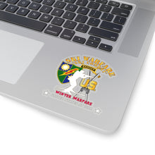 Load image into Gallery viewer, Kiss-Cut Stickers - SOF - Ranger Tab - Ski Warfare - Ski Combat - Winter Warfare X 300
