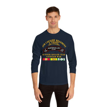 Load image into Gallery viewer, Unisex Classic Long Sleeve T-Shirt - Army - F Troop, 4th Cavalry, Hunter Killer Team, Vietnam War with Vietnam Service Ribbons