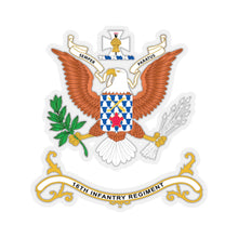 Load image into Gallery viewer, Kiss-Cut Stickers - 16th Infantry Regiment - SEMPER PARATUS X 300