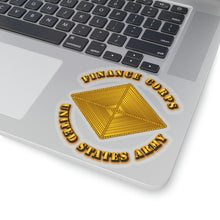 Load image into Gallery viewer, Kiss-Cut Stickers - Army - Finance Corps