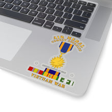 Load image into Gallery viewer, Kiss-Cut Stickers - Army - Air Medal - Combat Assaults w VN SVC w Air Medal Ribbon