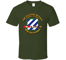 Load image into Gallery viewer, Army - 3rd Infantry Division - Iraq War Veteran With Service Ribbons T-shirt, Hoodie and Premium