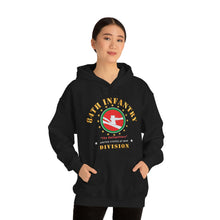 Load image into Gallery viewer, Unisex Heavy Blend Hooded Sweatshirt - Army - 84th Infantry Division - The Railsplitters wo DS X 300