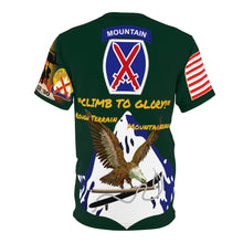 Load image into Gallery viewer, AOP - Army - 10th Mountain Division - Climb to Glory - REFORGER 90, Centurion Shield - Cold War Service Ribbons - Dark Green