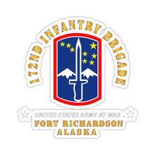 Load image into Gallery viewer, Kiss-Cut Stickers - Army - 172nd In Bde - Ft Richardson AK X 300