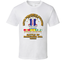 Load image into Gallery viewer, Hamburger Hill, 3rd Battalion, 187th Infantry with Vietnam Service Ribbons - T Shirt, Premium and Hoodie