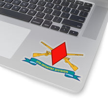 Load image into Gallery viewer, Kiss-Cut Stickers - Army - 5th Infantry Division - SSI w Br - Ribbon X 300