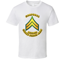 Load image into Gallery viewer, Corporal - E4 - w Text - Retired - T-Shirts - Classic