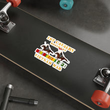 Load image into Gallery viewer, Die-Cut Stickers - 1st Cavalry Regiment - Vietnam War wt 2 Cavalry Riders and Vietnam Service Ribbons