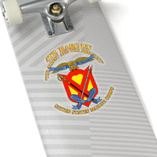 Load image into Gallery viewer, Kiss-Cut Stickers - USMC - 4th Marines Regiment - The Oldest and the Proudest