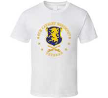 Load image into Gallery viewer, Army - 6th Cavalry Regiment Veteran w Cav Branch V1 Classic T Shirt