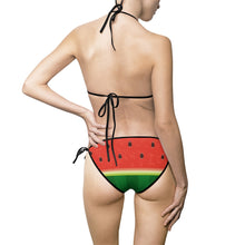 Load image into Gallery viewer, Women's Bikini Swimsuit - Watermelon Print - V1