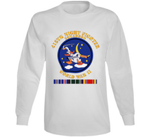 Load image into Gallery viewer, AAC - 415th Night Fighter Squadron - WWII w EU SVC Long Sleeve