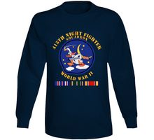 Load image into Gallery viewer, AAC - 415th Night Fighter Squadron - WWII w EU SVC Long Sleeve