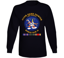 Load image into Gallery viewer, AAC - 415th Night Fighter Squadron - WWII w EU SVC Long Sleeve
