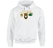 Load image into Gallery viewer, Sof - We Build Sf Soldiers Hoodie