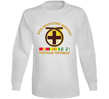 Load image into Gallery viewer, Army - 24th Evacuation Hospital - Vietnam Veteran w V N SVC V1 Long Sleeve