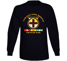 Load image into Gallery viewer, Army - 24th Evacuation Hospital - Vietnam War w V N SVC V1 Long Sleeve