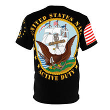 Load image into Gallery viewer, Unisex All Over Print - Navy - Radioman Rating - Active Duty with Navy Emblem and American Sailor