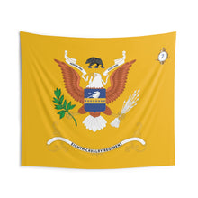 Load image into Gallery viewer, Indoor Wall Tapestries - 2nd Battalion, 8th Cavalry Regiment - (Honor and Courage) - Regimental Colors Tapestry
