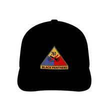 Load image into Gallery viewer, 761st Tank Battalion SSI w Name Tape AOP Unisex Adjustable Curved Bill Baseball Hat