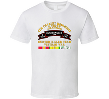 Load image into Gallery viewer, Army - F Troop 4th Cav - Hunter Killer W Vietnam War Svc Classic T Shirt