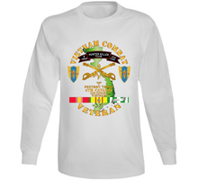 Load image into Gallery viewer, Army - Vietnam Combat Veteran - F Troop 4th Cav Hunt Kill w SVC V1 Long Sleeve