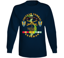 Load image into Gallery viewer, Army - Vietnam Combat Veteran - F Troop 4th Cav Hunt Kill w SVC V1 Long Sleeve