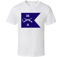 Load image into Gallery viewer, Army - Guidon - A Co - 1st Bn 36th Infantry Classic T Shirt