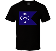 Load image into Gallery viewer, Army - Guidon - A Co - 1st Bn 36th Infantry Classic T Shirt