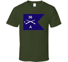 Load image into Gallery viewer, Army - Guidon - A Co - 1st Bn 36th Infantry Classic T Shirt