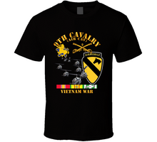Load image into Gallery viewer, Army - 9th Cavalry (Air Cav) - 1st Cav Division w SVC V1 Classic T Shirt