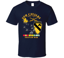 Load image into Gallery viewer, Army - 9th Cavalry (Air Cav) - 1st Cav Division w SVC V1 Classic T Shirt