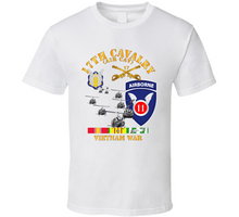 Load image into Gallery viewer, Army - 17th Cavalry (Air CAv) - 11th Airborne Division w SVC Classic T Shirt