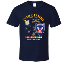 Load image into Gallery viewer, Army - 17th Cavalry (Air CAv) - 11th Airborne Division w SVC Classic T Shirt