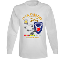 Load image into Gallery viewer, Army - 17th Cavalry (Air CAv) - 11th Airborne Division w SVC Long Sleeve