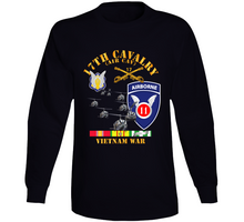 Load image into Gallery viewer, Army - 17th Cavalry (Air CAv) - 11th Airborne Division w SVC Long Sleeve
