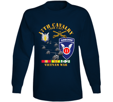 Load image into Gallery viewer, Army - 17th Cavalry (Air CAv) - 11th Airborne Division w SVC V1 Long Sleeve