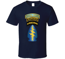 Load image into Gallery viewer, SOF - Airborne - SF SSI - SF Tab - Ranger Tab Classic T Shirt
