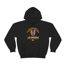 Load image into Gallery viewer, Unisex Heavy Blend™ Hooded Sweatshirt - Army - 1st Signal Bde SSI w VN SVC