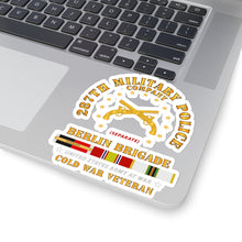 Load image into Gallery viewer, Kiss-Cut Stickers - Army - 287th Military Police Company - Berlin Bde w OCCUPY COLD SVC X 300