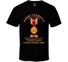 Load image into Gallery viewer, Army - Good Conduct W Medal W Ribbon - 42 Years Classic T Shirt