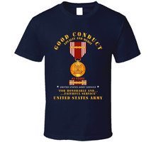Load image into Gallery viewer, Army - Good Conduct W Medal W Ribbon - 42 Years Classic T Shirt