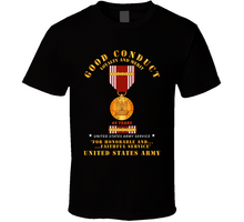 Load image into Gallery viewer, Army - Good Conduct W Medal W Ribbon - 45 Years Classic T Shirt