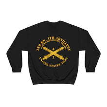 Load image into Gallery viewer, Unisex Heavy Blend Crewneck Sweatshirt - Army - 2nd Bn 4th Field Artillery Regt - 105mm w Arty Br
